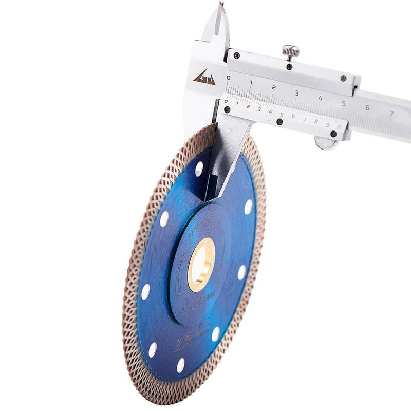 PEAKIT Tile Cutter Blade 4.5 Inch Porcelain Diamond Blade Ceramic Cutting Disc Wheel for Angle Grinder, Reversible Color - Image 4